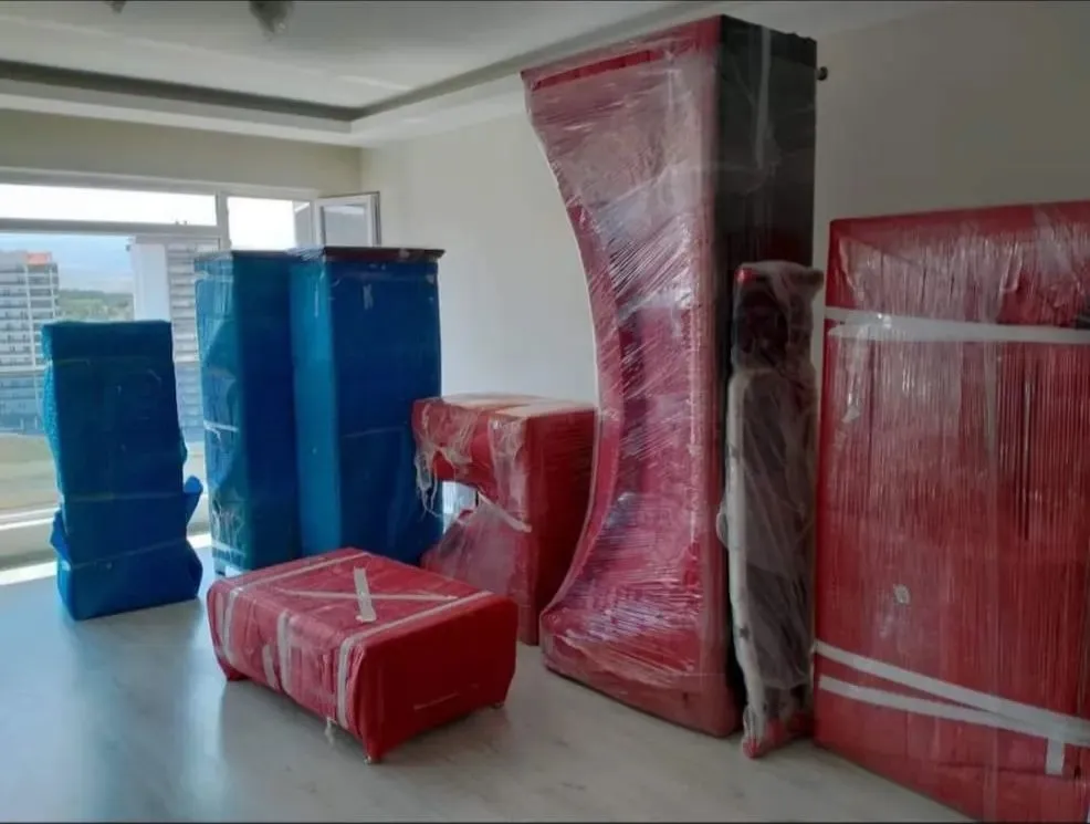 Eryaman evden eve nakliyat - taşımaya hazır paketlenmiş mobilyalar